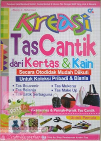 Image of Kreasi tas cantik dari kertas dan kain