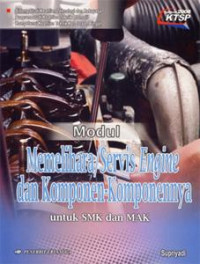 Image of Modul memelihara/servis engine dan komponen-komponennya