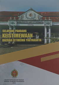Image of Selayang pandang keistimewaan daerah istimewa Yogyakarta