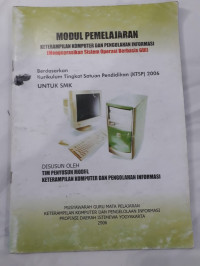 Image of Keterampilan komputer dan pengolahan informasi : Mengoperasikan sistem operasi berbasis GUI
