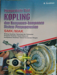 Image of Memperbaiki unit kopling dan komponen-komponen sistem pengoperasian