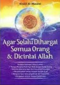 Image of Agar selalu dihargai  semua orang & dicintai allah