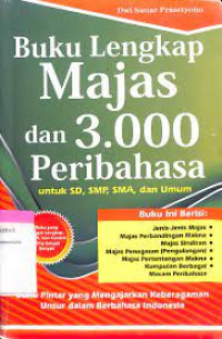 Image of Buku lengkap majas dan 3.000 peribahasa