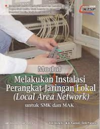 Image of Modul melakukan instalasi perangkat jaringan lokal (local area network) : untuk SMK dan MAK