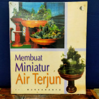 Image of Membuat miniatur air terjun