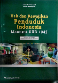 Image of Hak dan kewajiban penduduk Indonesia menurut uud 1945