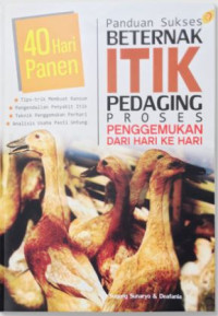 Image of Panduan sukses beternak itik pedaging proses penggemukan dari hari ke hari