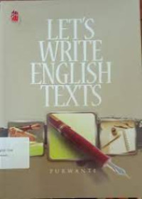 Image of Let's write english texts