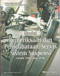 Image of Modul pemeriksaan dan pemeliharaan/servis sistem suspensi bidang keahlian teknik mesin