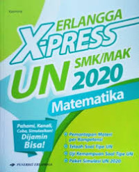 Image of Erlangga X-PRESS UN SMK/MAK 2020 matematika