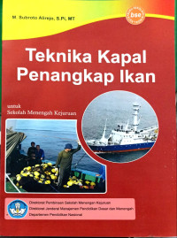 Image of Teknika kapal penangkap ikan untuk sekolah menengah kejuruan